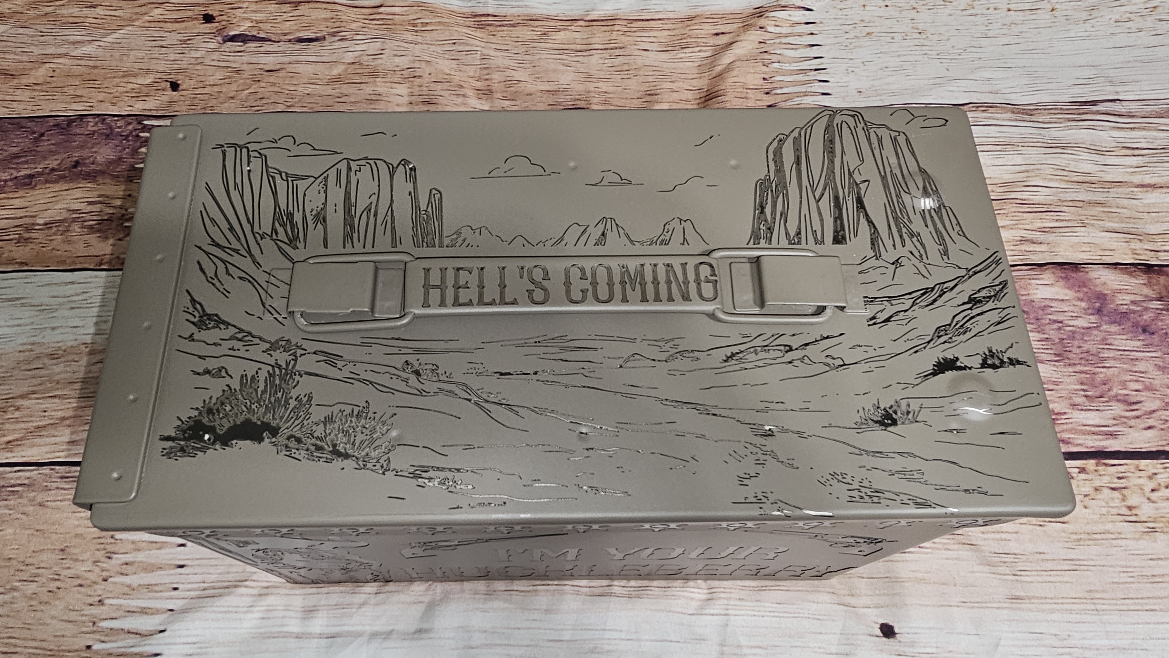 Custom Ammo Can - Laser engraved metal storage